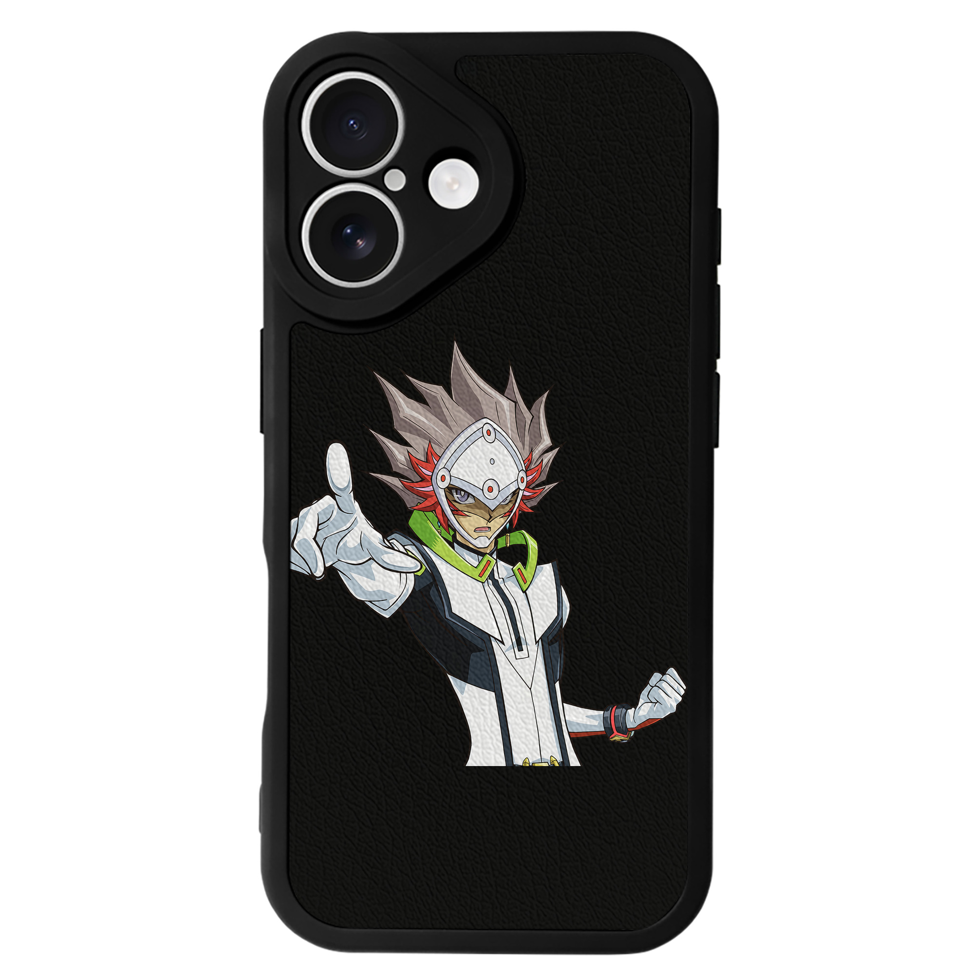 （画像用） 遊☆戯☆王 Yu-Gi-Oh! 【iPhone 16シリーズ対応】シリコンスマホケース（レザー調） 材質：シリコン